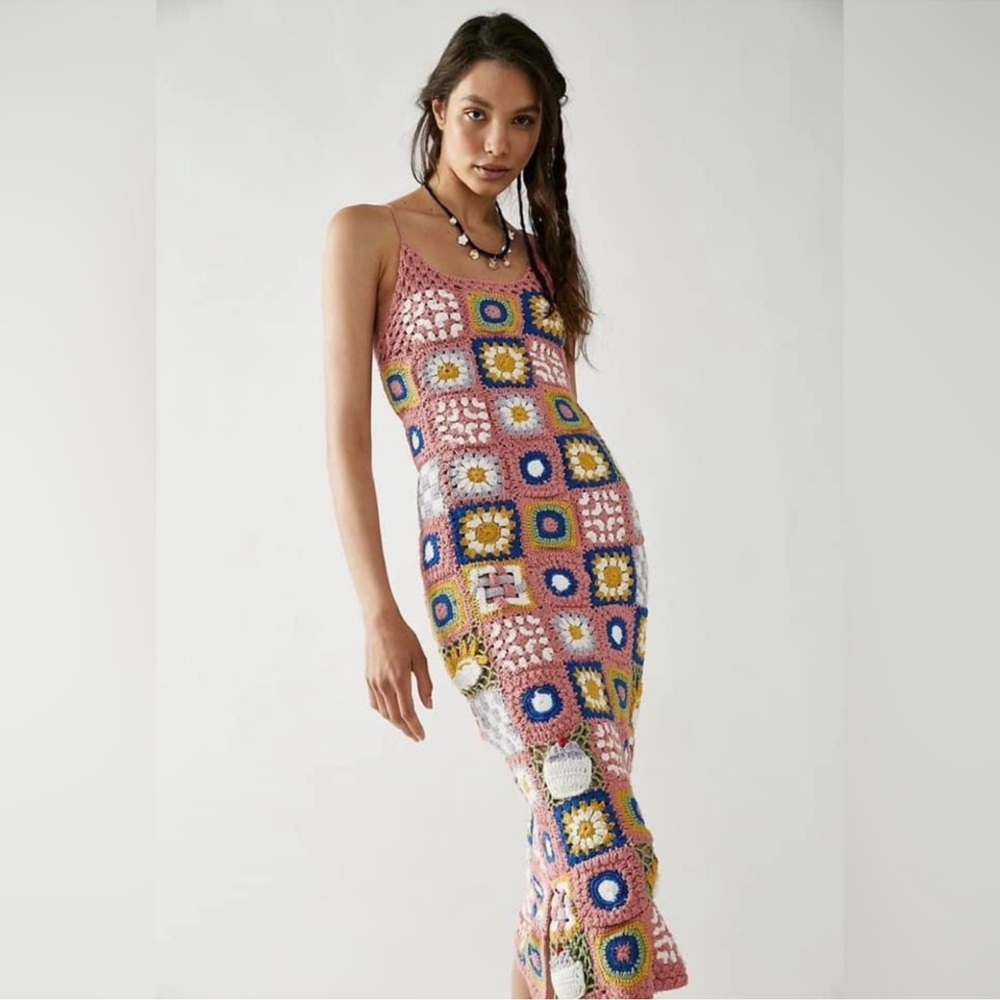 Free People Fillyboo Crochet Dress